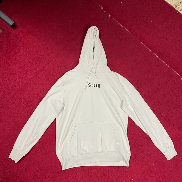 White Hoodie with Text - H&M - Picture 2 of 4